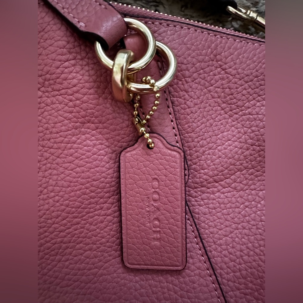 Coach F31077 Small Kelsey Satchel Pebble Leather Vintage Pink - Picture 3 of 5